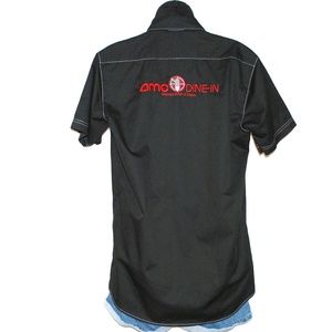 Unisex AMC Movie Theater Uniform Bowling Shirt Top